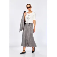 Костюм Милора-стиль 1384 серый