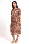 Костюм Alani 2368 бежевый+цветы