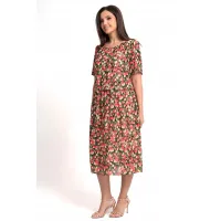 Костюм Alani 2368 бежевый+цветы