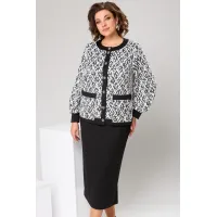 Костюм Romanovich 2-2606 черно/белый Костюм Romanovich 2-2606 черно/белый