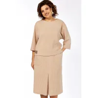 Костюм Элль-стиль 2441 бежевый