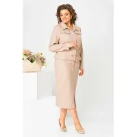 Костюм Асолия 1481 бежевый Костюм Асолия 1481 бежевый