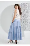 Костюм Mira Fashion 5556 белый+голубой