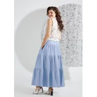 Костюм Mira Fashion 5556 белый+голубой