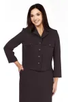 Костюм Милора-стиль 1382 темный шоколад Костюм Милора-стиль 1382 темный шоколад