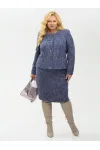 Костюм YOUR SIZE 2266/170 Синий с добавлением бежевых нитей