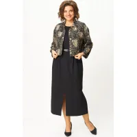 Костюм Svetlana Style 2181 черный+рыжий