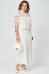 Костюм Svetlana Style 2306 зелено-бежевый
