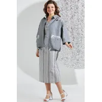 Костюм Mira Fashion 5544 оттенки серого