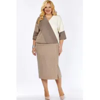 Костюм BAGIRA 1078 Беж+кофе+молоко