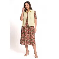 Костюм Alani 2368 бежевый+цветы
