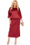 Костюм 2449/1 бордо
