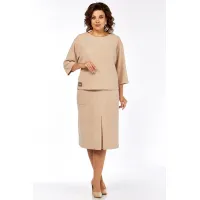 Костюм Элль-стиль 2441 бежевый