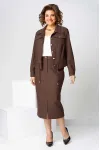 Костюм Асолия 1507-1 коричневый Костюм Асолия 1507-1 коричневый