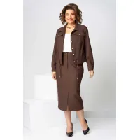 Костюм Асолия 1507-1 коричневый Костюм Асолия 1507-1 коричневый