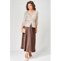 Костюм FITA 4153 Зария шоколадно-бежевый