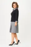 Костюм Svetlana Style 2134 черный клетка