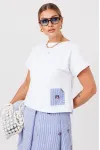 Костюм Anastasia 1248-1 бело-голубой