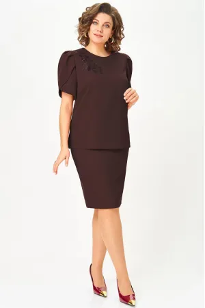 Костюм Vilena fashion 1143 шоколад