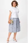 Костюм Anastasia 1248 белый/голубой