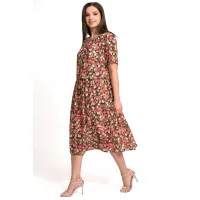 Костюм Alani 2368 бежевый+цветы