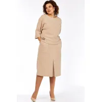 Костюм Элль-стиль 2441 бежевый