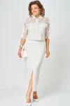 Костюм Svetlana Style 2306 зелено-бежевый