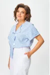 Костюм Michel Chic 1422 белый + полоска