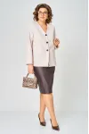 Костюм Vilena fashion 1147 беж+шоколад Костюм Vilena fashion 1147 беж+шоколад