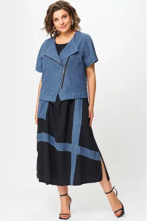 Костюм Michel Chic 1428 черный + джинс