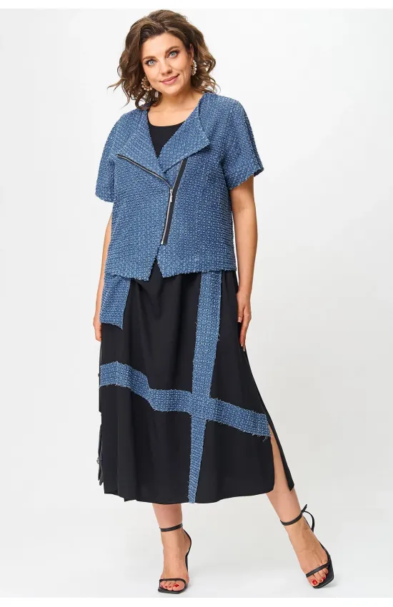 Костюм Michel Chic 1428 черный + джинс