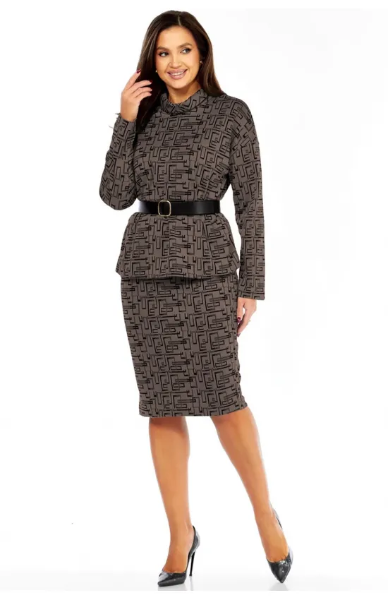 Костюм Милора-стиль 968/1 коричневый