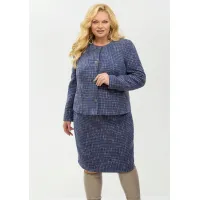 Костюм YOUR SIZE 2266/170 Синий с добавлением бежевых нитей