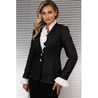 Костюм Мода-Юрс 25-2838 черный, белый