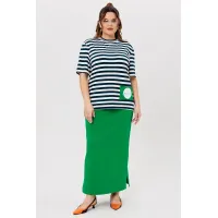 Костюм Michel Chic 1405 зелёный + полоска