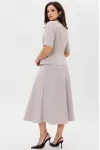 Костюм MisLana 1175 серый/клетка Костюм MisLana 1175 серый/клетка