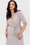 Костюм MisLana 1175 серый/клетка Костюм MisLana 1175 серый/клетка