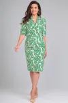 Костюм LeNata 22312 зеленые цветы
