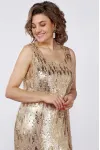 Костюм Mira Fashion серебристый с паетками