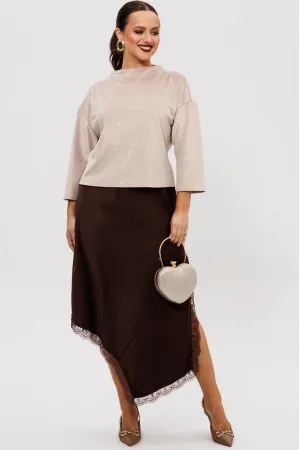 Костюм Мублиз 302 беж+шоколад