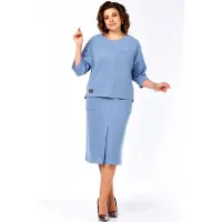 Костюм Элль-стиль 2441/3 голубой