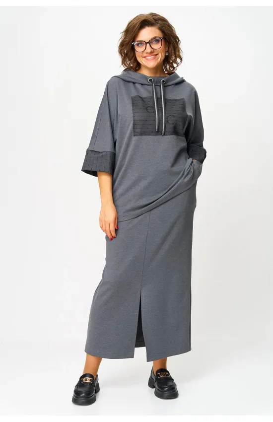 Костюм Michel Chic 1438 тёмно-серый Костюм Michel Chic 1438 тёмно-серый