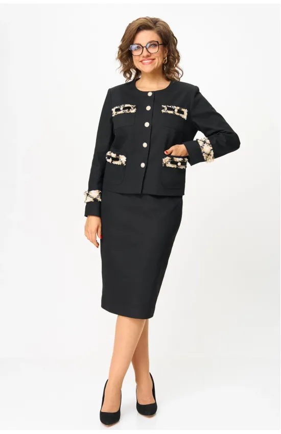 Костюм ANDINA CITY 9079 черный Костюм ANDINA CITY 9079 черный