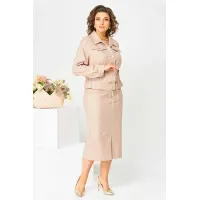 Костюм Асолия 1481 бежевый Костюм Асолия 1481 бежевый