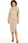 Костюм 1063 бежевый