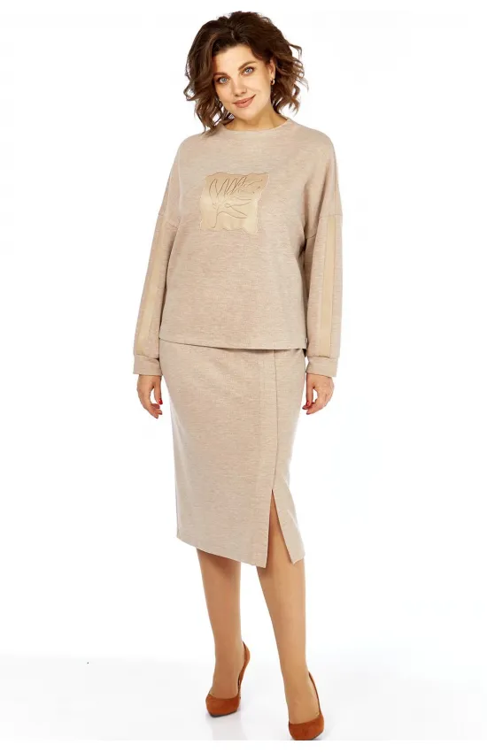 Костюм 1063 бежевый