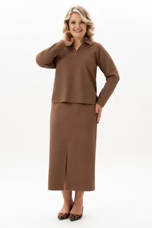 Костюм ALGRANDA 4106-4 Коричневый
