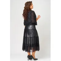 Костюм FITA 4141 Сафира черно-серебристый