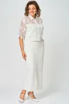 Костюм Svetlana Style 2306 зелено-бежевый