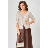Костюм FITA 4153 Зария шоколадно-бежевый